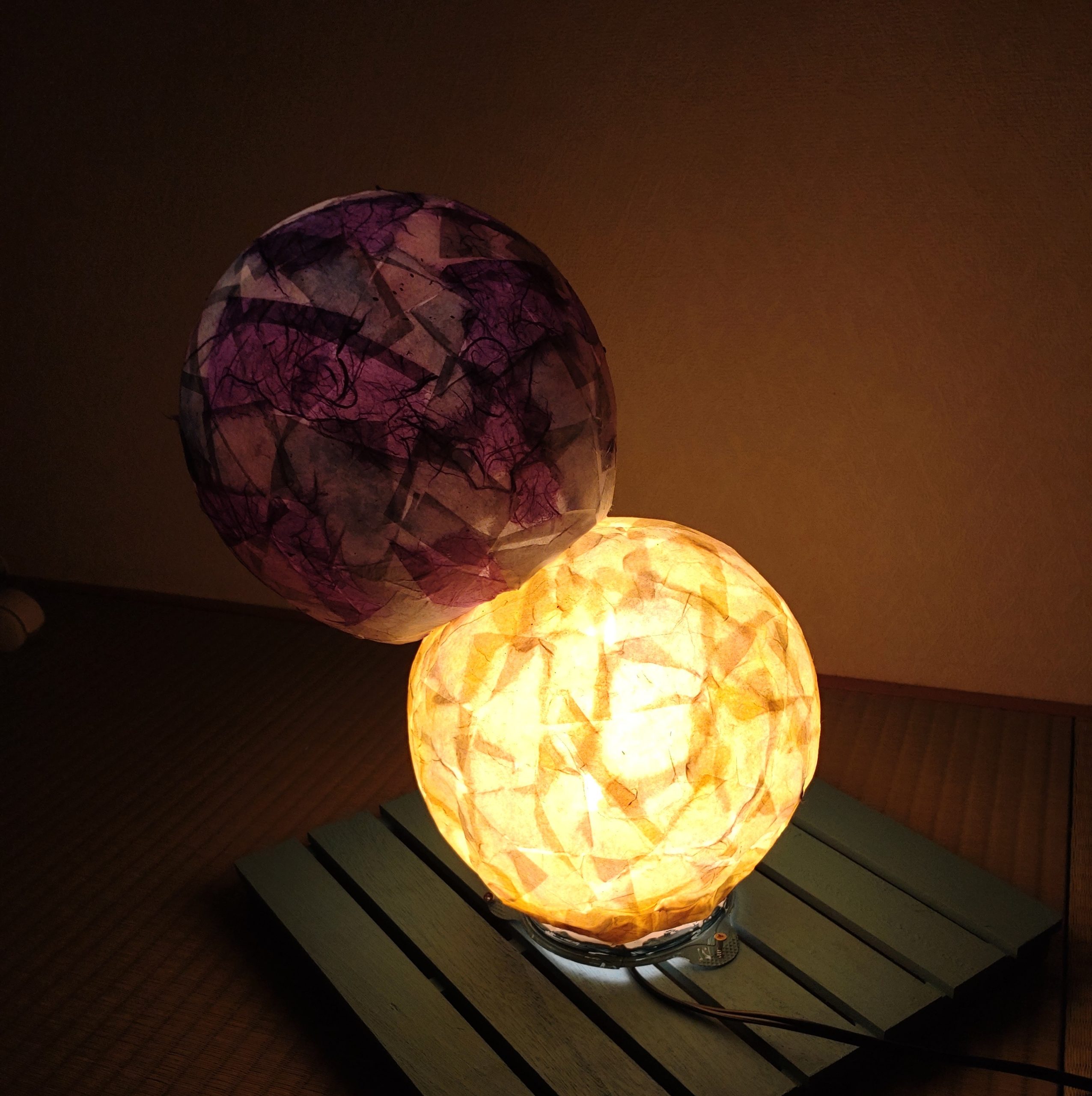 夜空と月