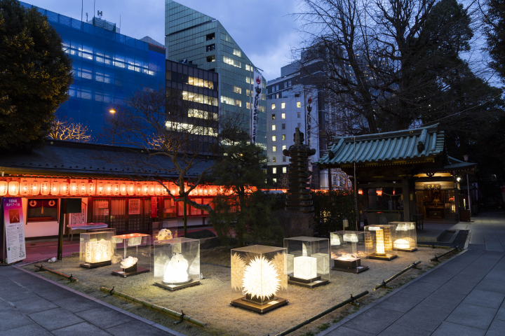 美濃和紙あかりアート展in豊川稲荷東京別院 | イベント